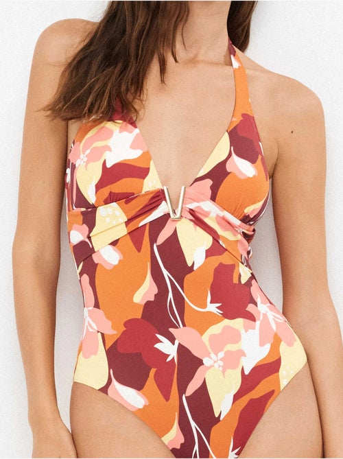 Maillot de bain à col halter - Kiabi