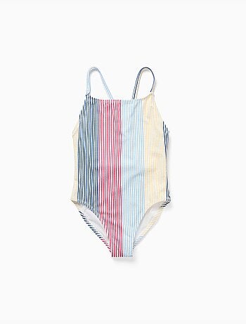 Maillot de bain à rayures avec bretelles croisées You&Me
