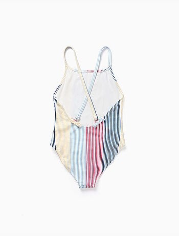 Maillot de bain à rayures avec bretelles croisées You&Me