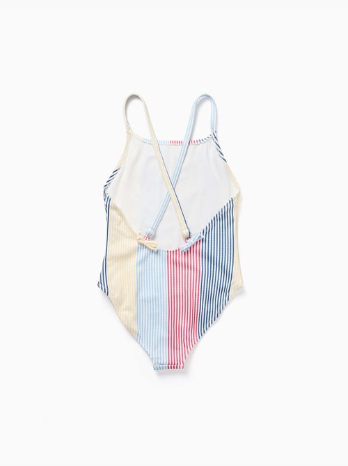 Maillot de bain à rayures avec bretelles croisées You&Me - Kiabi
