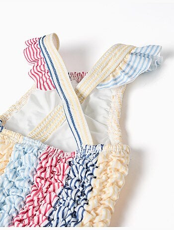Maillot de bain à rayures avec volants You&Me