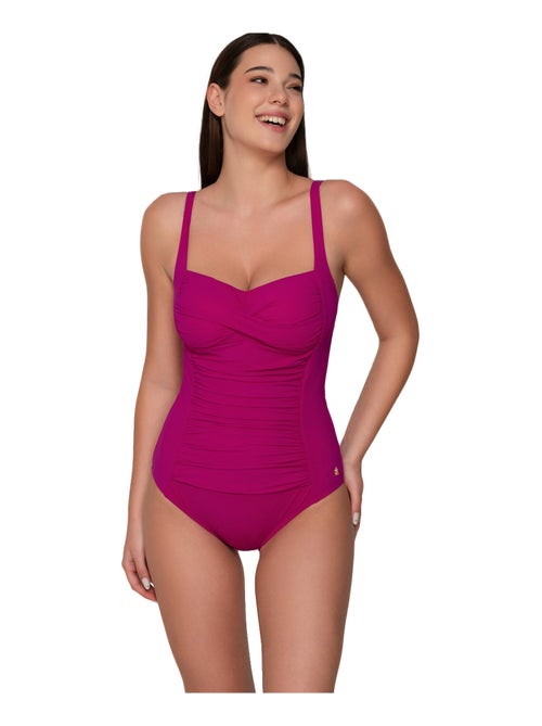 Maillot de bain amincissant 1 pièce tk-5 blue sense c à e - Kiabi