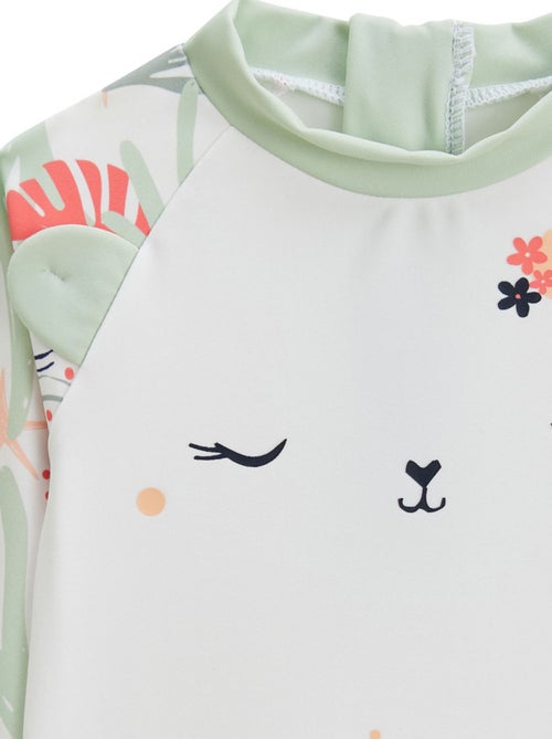 Maillot de bain b?b? 2 pi?ces t-shirt de protection UV & culotte Arya - Kiabi