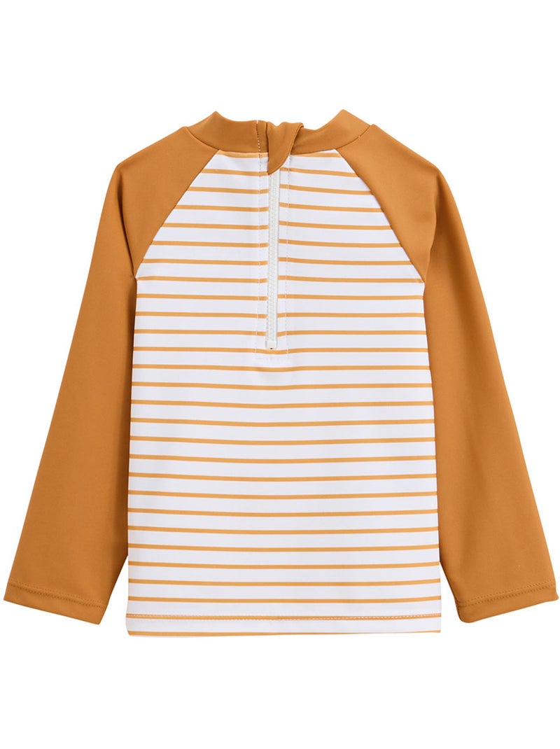 Maillot de bain b?b? 2 pi?ces t-shirt de protection UV et boxer Mio Camel - Kiabi