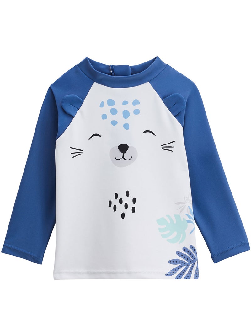 Maillot de bain b?b? 2 pi?ces t-shirt et pantalon de protection UV Brasilia Bleu - Kiabi