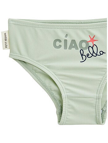 Maillot de bain bébé 2 pièces t-shirt de protection uv & culotte arya