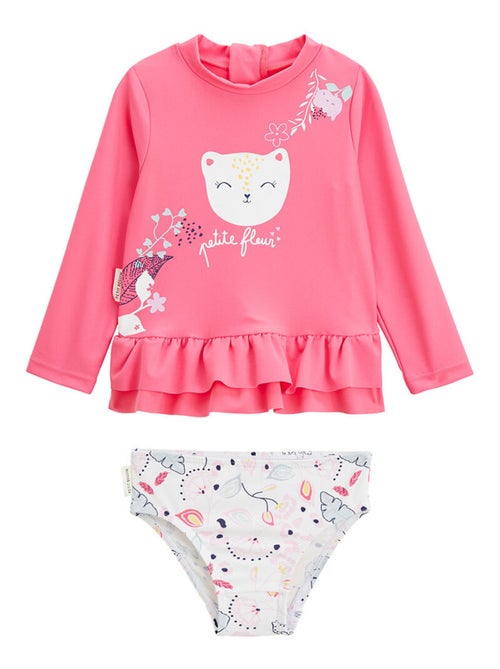 Maillot de bain bébé 2 pièces t-shirt de protection UV & culotte Ciao Milano - Kiabi