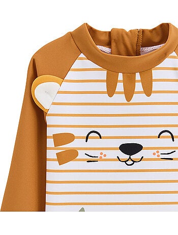 Maillot de bain bébé 2 pièces t-shirt de protection uv et boxer mio