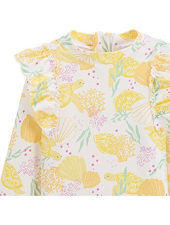 Maillot de bain bébé 2 pièces t-shirt de protection UV et culotte Porticcio
