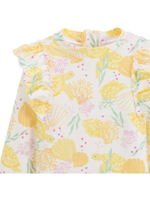 Maillot de bain bébé 2 pièces t-shirt de protection UV et culotte Porticcio - Kiabi Maillot de bain bébé 2 pièces t-shirt de protection UV et culotte Porticcio - Kiabi