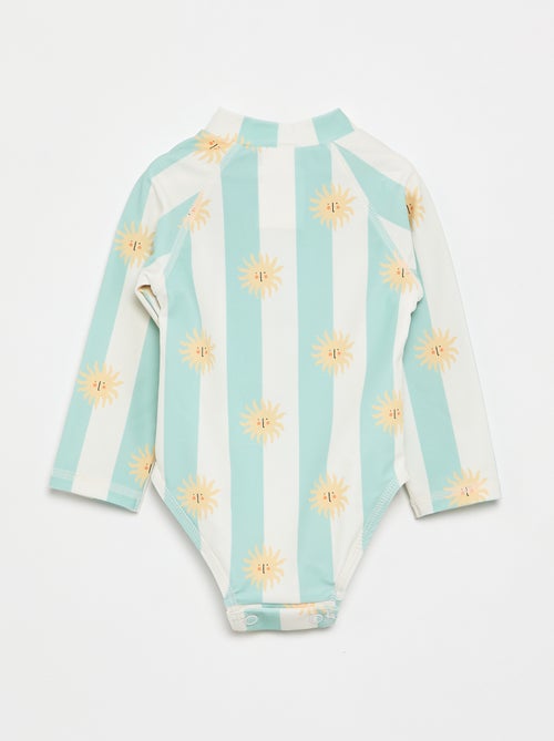 Maillot de bain body à manches longues - Kiabi
