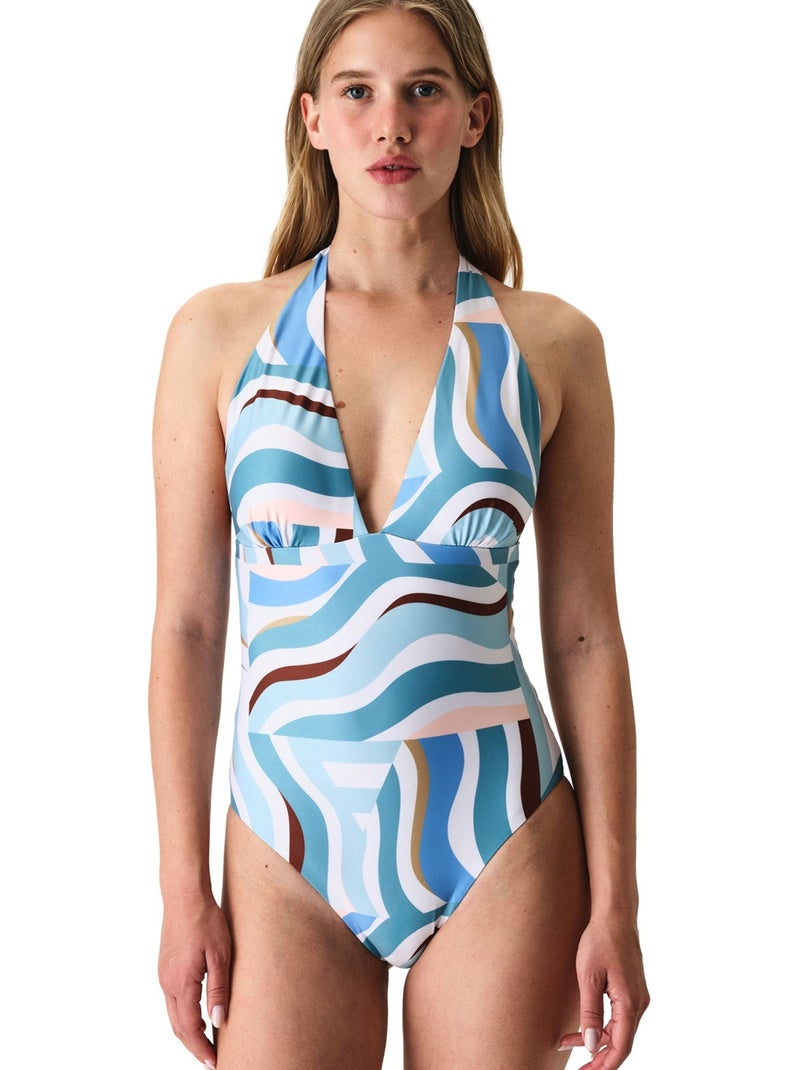 Maillot de bain femme lisandra foxy penti Bleu ciel - Kiabi