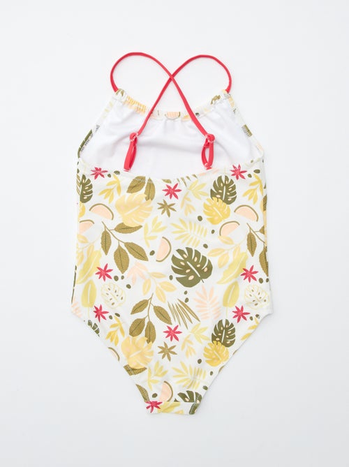 Maillot de bain fleuri - 1 pièce - Kiabi