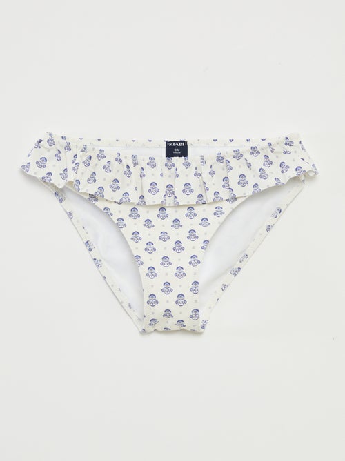 Maillot de bain fleuri - 2 pièces - Kiabi