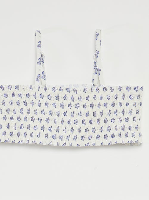 Maillot de bain fleuri - 2 pièces - Kiabi