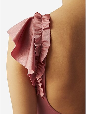 Maillot de bain flore à détail volanté penti