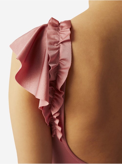 Maillot de bain flore à détail volanté penti - Kiabi Maillot de bain flore à détail volanté penti - Kiabi