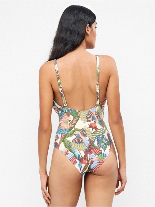 Maillot de bain grande taille imprimé tribal - Kiabi