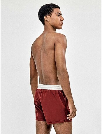 Maillot de bain homme uni bleu