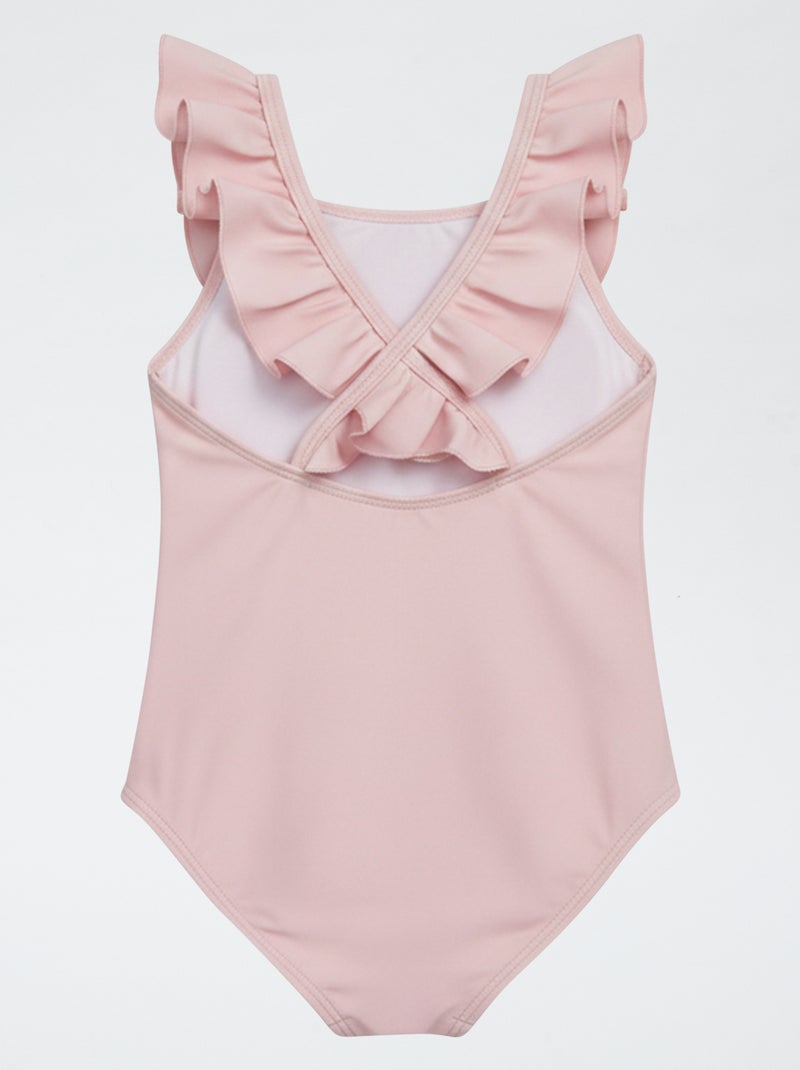 Maillot de bain imprimé 'Bluey' volanté Bleu - Kiabi
