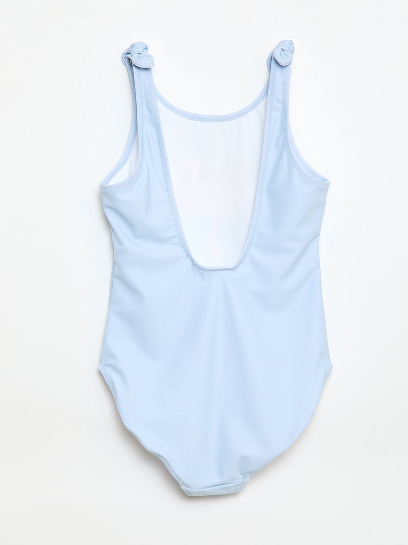 Maillot de bain imprim 'La reine des neiges' 'Disney' - 1 pice - Bleu ...