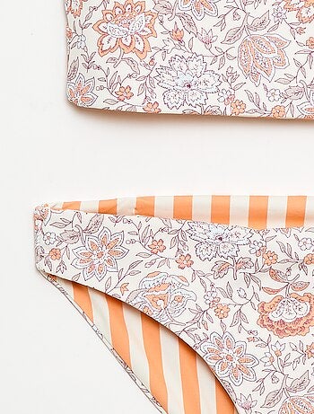 Maillot de bain imprimé réversible - 2 pièces