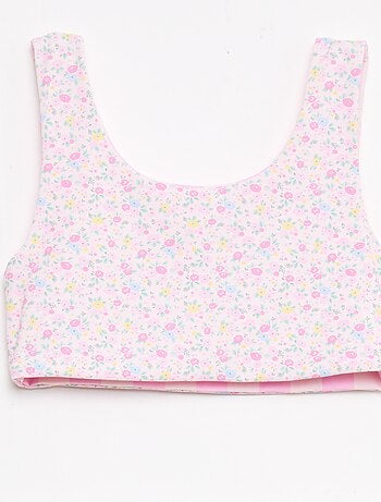 Maillot de bain imprimé réversible - 2 pièces