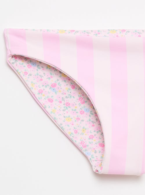 Maillot de bain imprimé réversible - 2 pièces - Kiabi