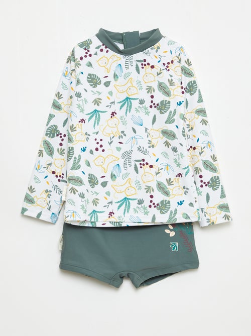 Maillot de bain 'Petit Béguin' 2 pièces anti-UV - Kiabi