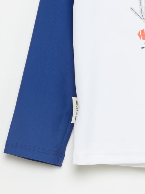 Maillot de bain 'Petit Béguin' 2 pièces T-shirt + boxer - Kiabi