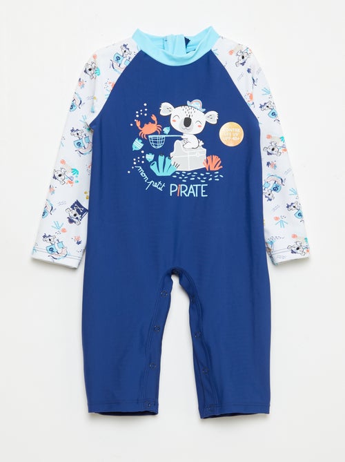 Maillot de bain 'Petit Béguin' 2 pièces T-shirt + boxer - Kiabi