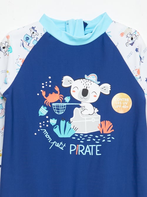 Maillot de bain 'Petit Béguin' 2 pièces T-shirt + boxer - Kiabi