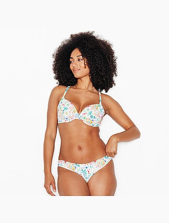 Maillot de bain plunge ampliforme papaye - rougegorge lingerie