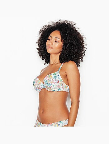 Maillot de bain plunge ampliforme papaye - rougegorge lingerie