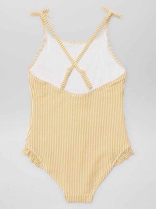 Maillot de bain rayé - 1 pièce - Kiabi