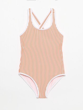 Maillot de bain rayé
