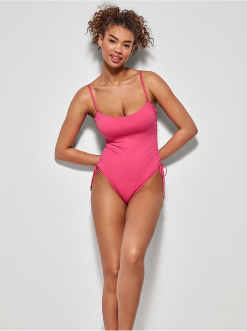 Maillot de bain sans armature avec mousse et bretelles détachables - Kiabi