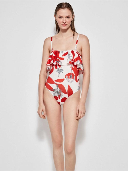 Maillot de bain sans armatures et avec coques amovibles - Kiabi