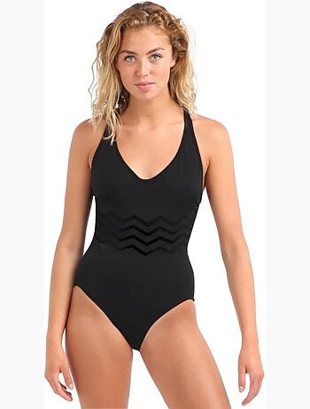 Maillot de bain Sculptant minceur bretelles dos croisées