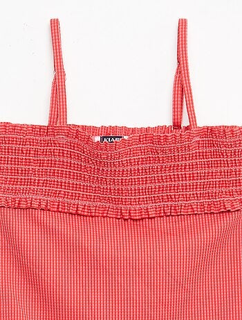 Maillot de bain smock + chouchou - 1 pièce