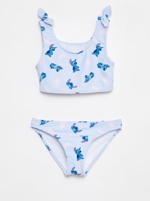 Maillot de bain 'Stitch' 'Disney'  avec nœuds décoratifs - 2 pièces - Kiabi