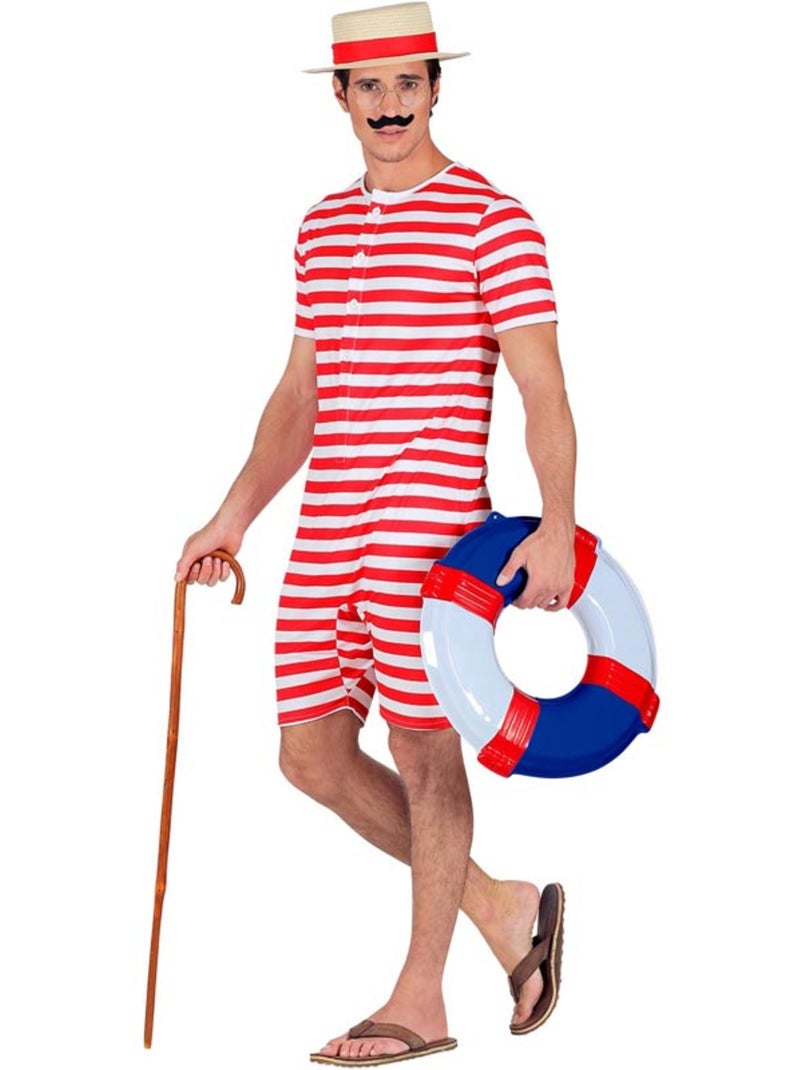 Maillot de bain style rétro années 1950 Multicolore - Kiabi
