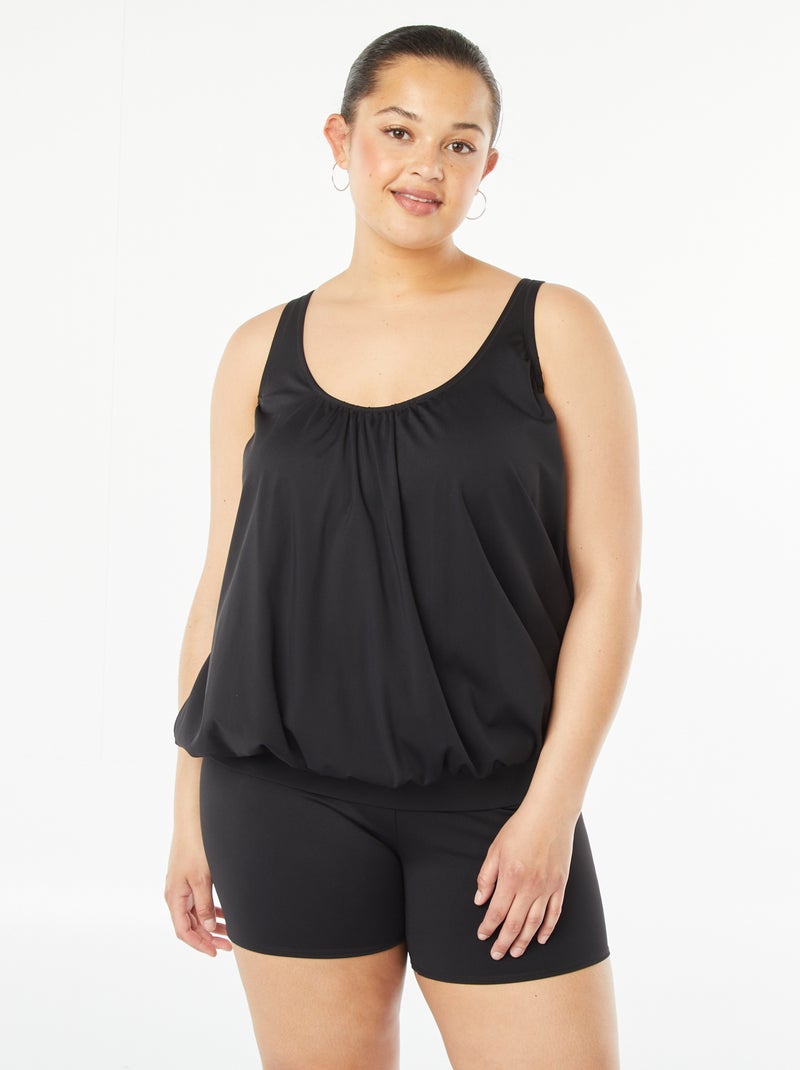 Maillot de bain tankini Noir - Kiabi