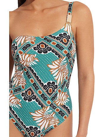 Maillot de bain une pièce armaturé asymétrique bari