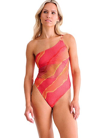 Maillot de bain une pièce asymétrique sans armatures atlantida