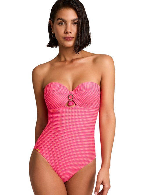 Maillot de bain une pièce bustier armaturé bikini bay - Kiabi Maillot de bain une pièce bustier armaturé bikini bay - Kiabi