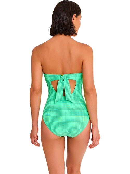 Maillot de bain une pièce bustier armaturé bikini bay - Kiabi Maillot de bain une pièce bustier armaturé bikini bay - Kiabi