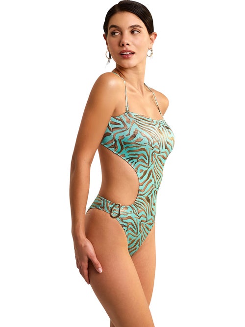 Maillot de bain une pièce bustier armaturé utopia - Kiabi Maillot de bain une pièce bustier armaturé utopia - Kiabi