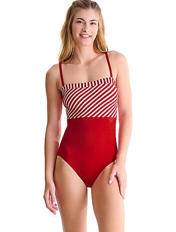 Maillot de bain une pièce bustier sans armatures bondi beach