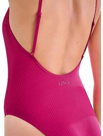 Maillot de bain une pièce échancré sans armatures florida